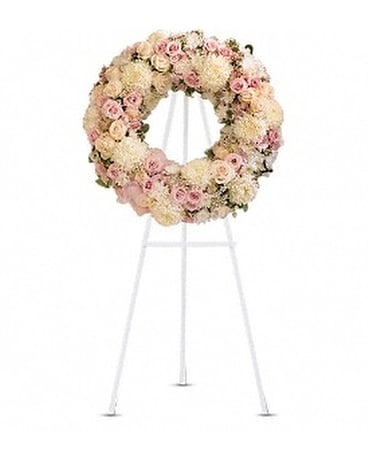 Eternal Peace Wreath Funeral Arrangement
