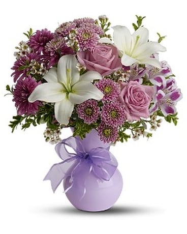 Teleflora's Precious in Purple Flower Arrangement