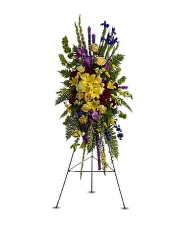 In Loving Memory Spray Flower Arrangement