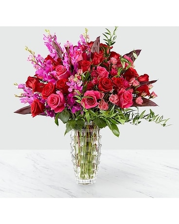 Heart's Wishes Luxury Bouquet Flower Arrangement