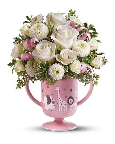 MiGi's Baby Circus Bouquet by Teleflora - Pink Flower Arrangement