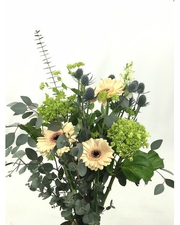 Sea Holly 2 Cut Bouquet Flower Arrangement