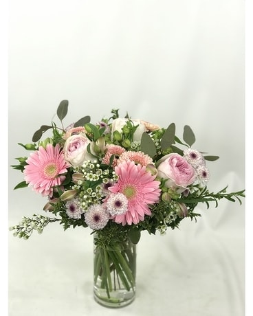 Blushing Pink Flower Arrangement