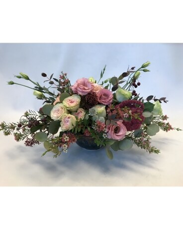 Burgundy Rose Flower Arrangement