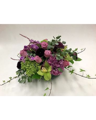 Plum Fantasy Flower Arrangement