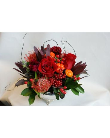 Crimson Creation Flower Arrangement