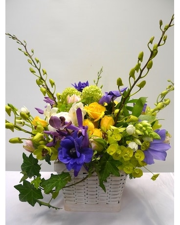 Reflections of Spring Flower Arrangement
