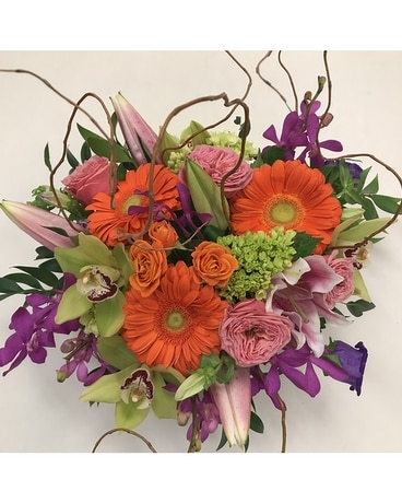 Citrus Beauty Arrangement Flower Arrangement