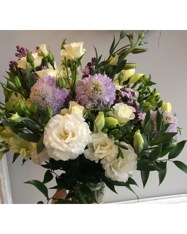 Scabiosa & Lisi Cut Bouquet Flower Arrangement