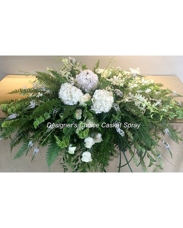Designer's Choice Casket Spray Flower Arrangement