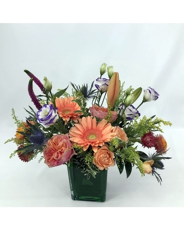 Sea Holly Flower Arrangement