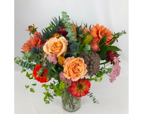 Terra Cotta Beauty Flower Arrangement