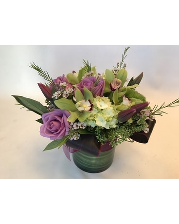 Plum Burgundy Beauty Flower Arrangement