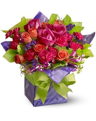 Teleflora's Party Time Present Flower Arrangement