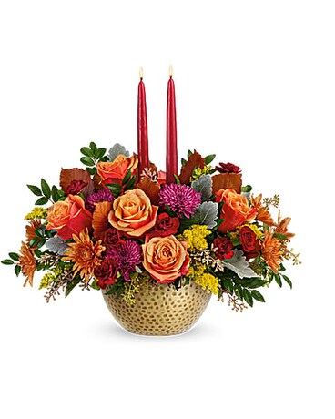 Teleflora's Gleaming Autumn Bouquet Flower Arrangement