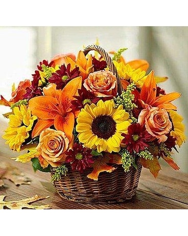 Fall Gathering Flower Arrangement