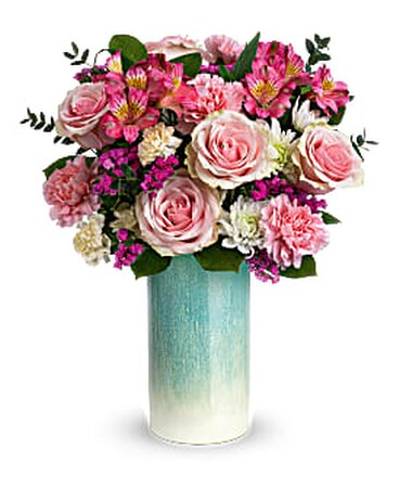 Teleflora's Sweet Aqua Bouquet Flower Arrangement