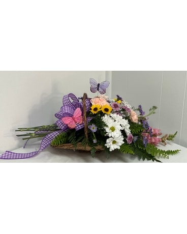 A Tisket A Tasket Flower Arrangement
