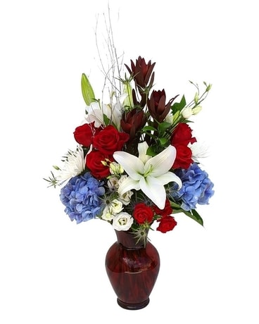 Let Freedom Ring Flower Arrangement