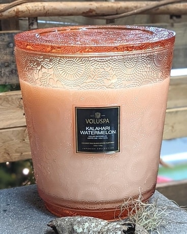 Voluspa Kalahari Watermelon 5 Wick Hearth Candle Jar Candle