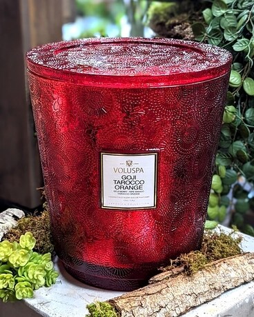 Voluspa Goji Tarocco Orange 5 Wick Hearth Candle Jar Candle