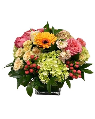 Apricot Sorbet Flower Arrangement