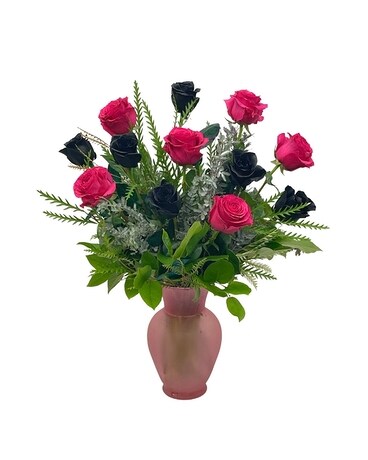 Harlequin Flower Arrangement