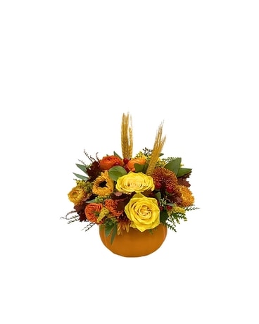 Pumpkin Patch Flower Arrangement