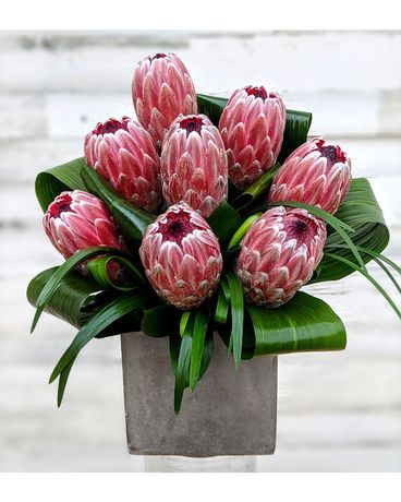 Pink Protea Flower Arrangement