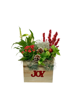 Box Of Joy Blooming Garden Basket Arrangement