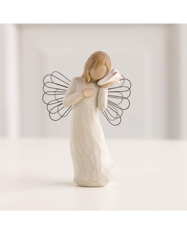 Thinking of You Figurine Flower Arrangement
