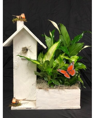 Medium Birdhouse Planter Custom product