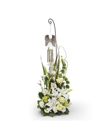 wind chime tribute *wind chime will vary* Flower Arrangement