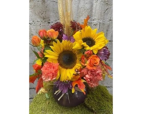 Sherwood's Pops of Purple Bouquet Flower Arrangement
