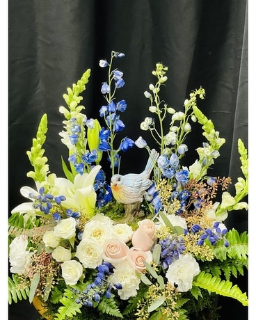 Sherwood's Summer Songbird Arrangement Flower Arrangement