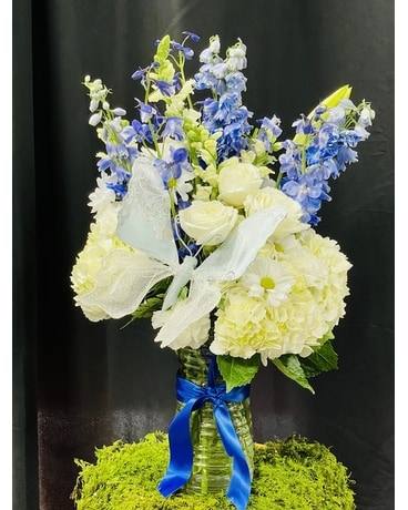 Sherwood's Something Blue Flower Arrangement