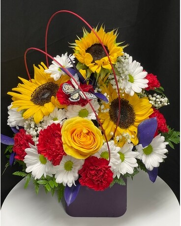 Sherwood's Colors of Gratitude Bouquet Flower Arrangement