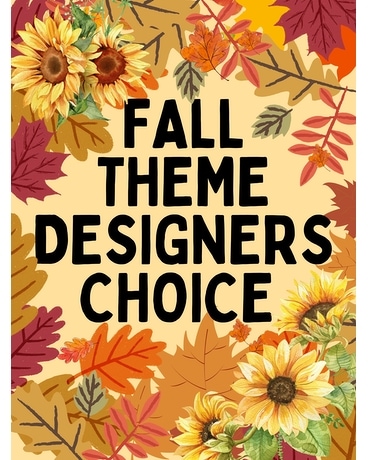 Artists Fall Theme Creation Flower Arrangement
