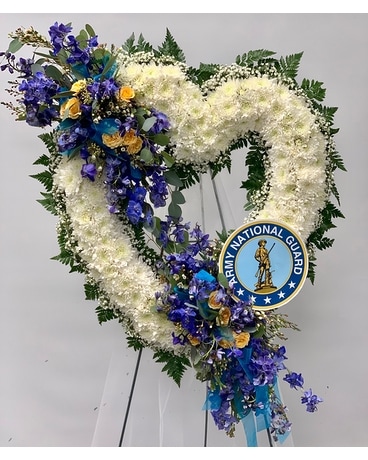 Sherwood's Original Honorable National Guard Spray Sympathy Arrangement