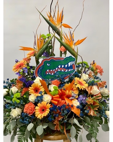 Sherwood's Original Gators Sympathy Basket Sympathy Arrangement