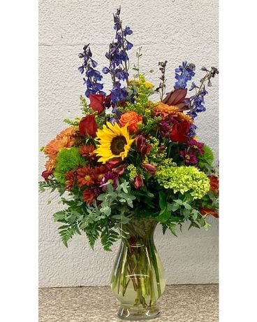 Deluxe Garden Mix Flower Arrangement
