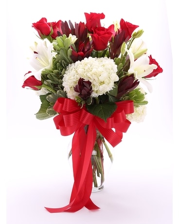 Sunset Romance Flower Arrangement