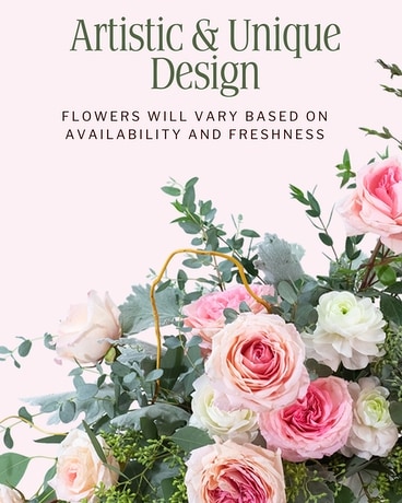 Artistic and Unique Design Flower Arrangement