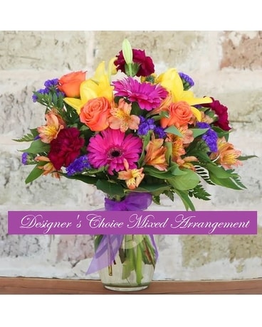 Designers Choice Mixed Bouquet Flower Arrangement