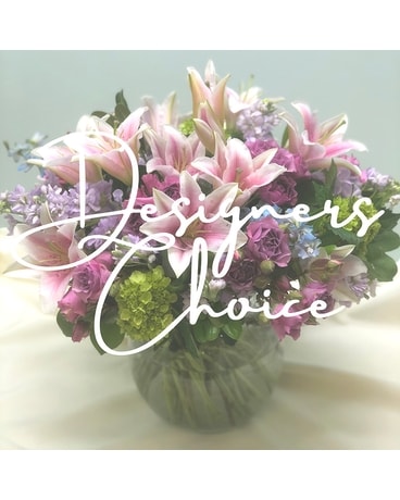 Designers Choice - Bubble Vase Flower Arrangement