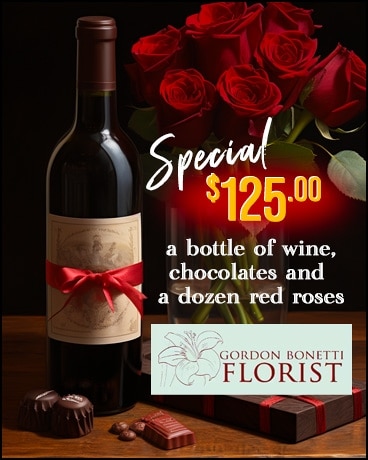 Gordon Bonetti's Wine, Chocolate and Roses Special