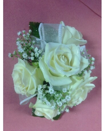 RHHS Prom Wristlet Corsage #3 Flower Arrangement