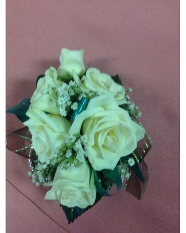 RHHS Prom Wristlet Corsage #5 Flower Arrangement