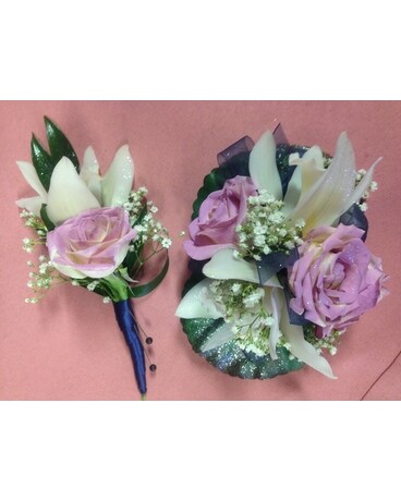 RHHS Prom Wristlet Corsage Combo #3 Flower Arrangement