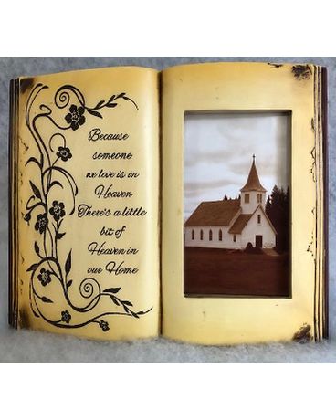 Wooden Memory Book with Picture Frame Gifts